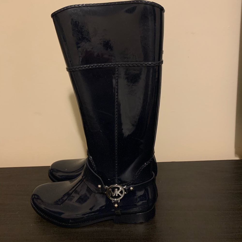 Tall Navy Michael Kors Rainboots